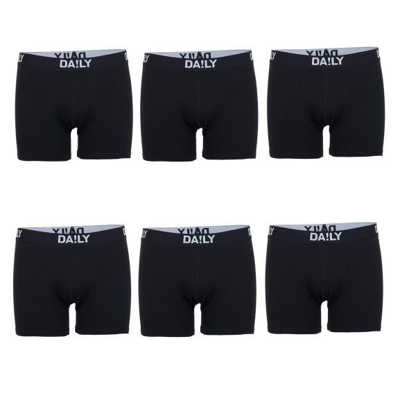 6er Pack Boxershorts von Daily Underwear für 20€