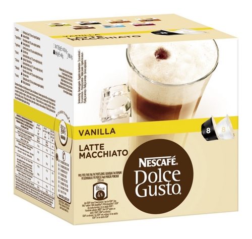 Nescafé Dolce Gusto Latte Macchiato Vanilla, 3er Pack (48 Kapseln) für 11,37 EUR