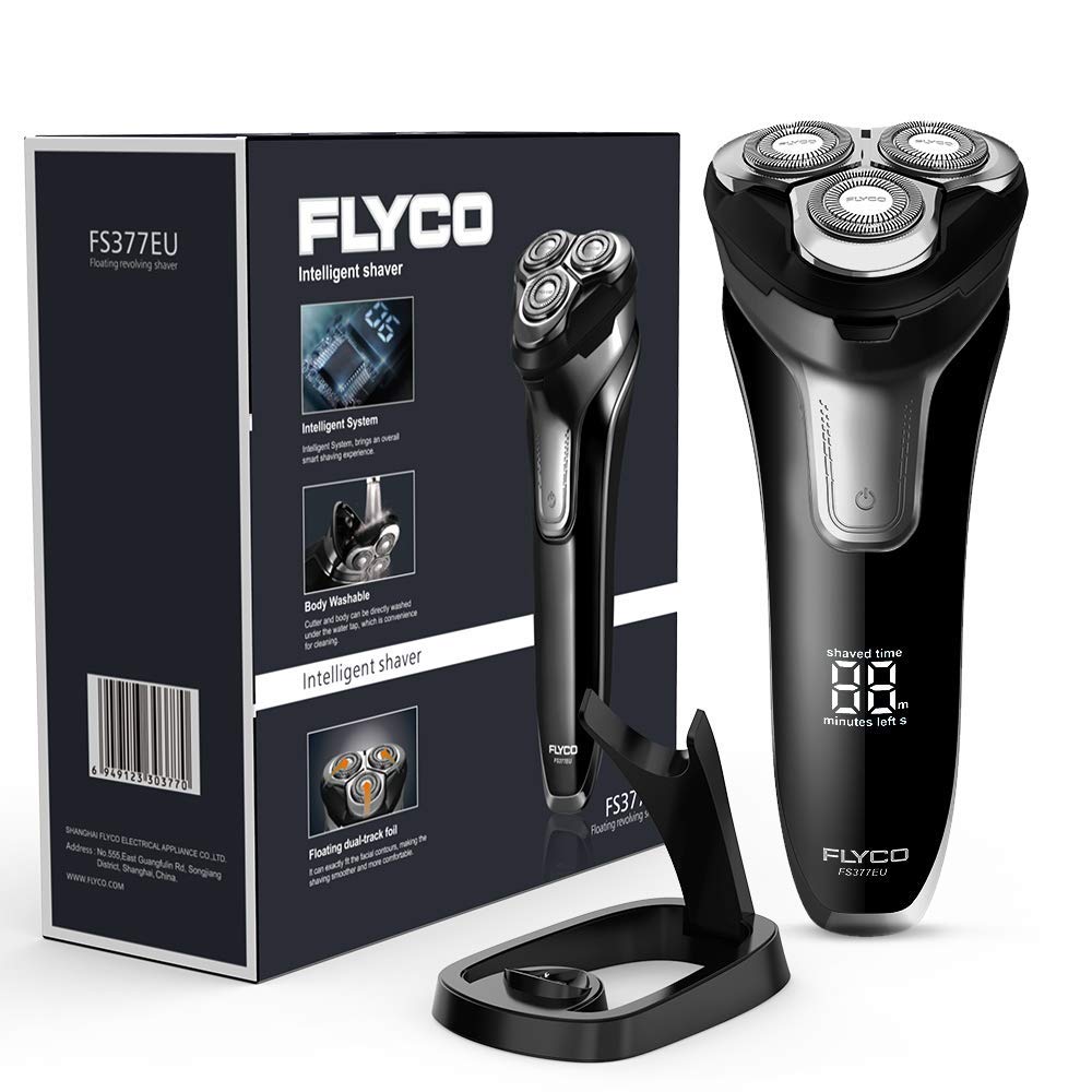 Rasierer mit Präzisionstrimmer, LED Display, Reinigungs- und Ladestation