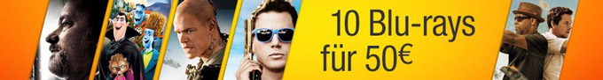 10 Blu-rays für 50€ bei Amazon - über 200 Filme zur Auswahl *UPDATE*