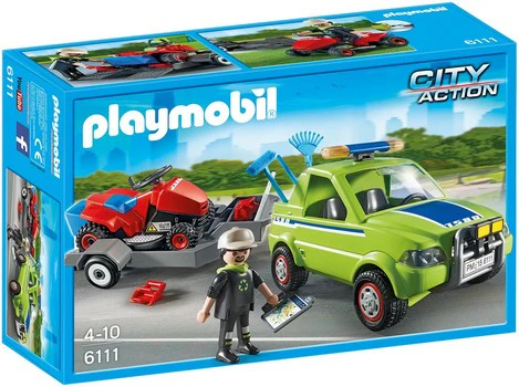Playmobil 6111 – Service-Fahrzeug mit Rasenmäher ab 13€