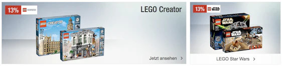 Lego Sonntags-Schnäppchen – die Preis-Highlights bei Galeria Kaufhof