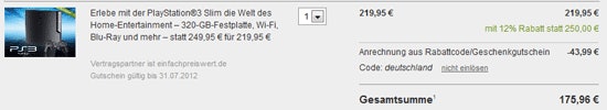 Knaller: PS3 mit 320GB für 176€ / PS Vita für 168€ / PS Vita 3G für 184€ bei DailyDeal