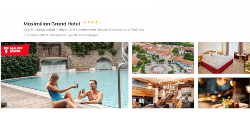 2 Nächte Maximilian Grand Hotel ab 188€ p.P. - Wellness- und Genussauszeit in Bayern 🌿🧖‍♀️