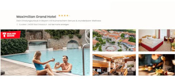 2 Nächte Maximilian Grand Hotel ab 188€ p.P. - Wellness- und Genussauszeit in Bayern 🌿🧖♀️
