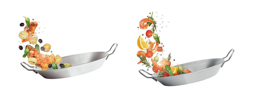 Ernesto Eisenpfanne 28cm für 6€ bzw. 32cm für 7€ - geeignet für alle Herdarten