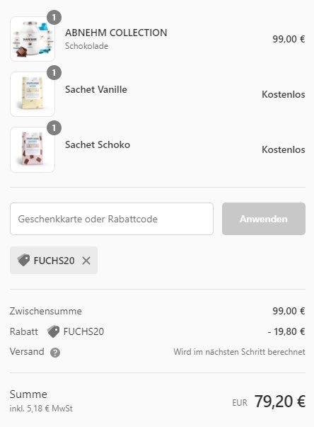 Shapeworld-Warenkorb