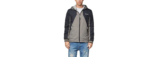 Bench Col Block für 23,90€ - Windbreaker-Jacke in Grau