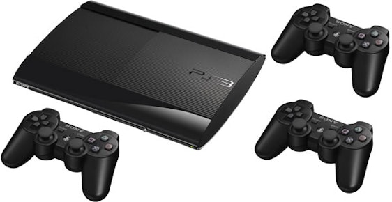 Sony PlayStation 3 Super Slim 12GB mit 3 Controllern für 159€