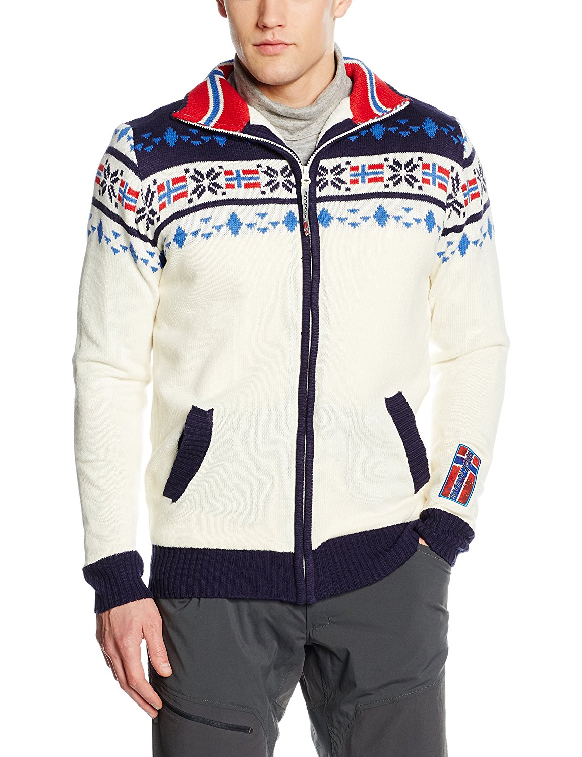 Nebulus Canadian Herren Strickjacke Gr. XL