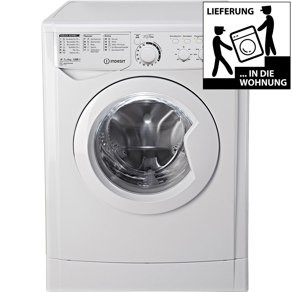 6KG INDESIT Waschmaschine EWD 61483 W für 249 EUR inkl. Lieferung