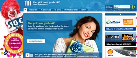 hier gibts was geschenkt