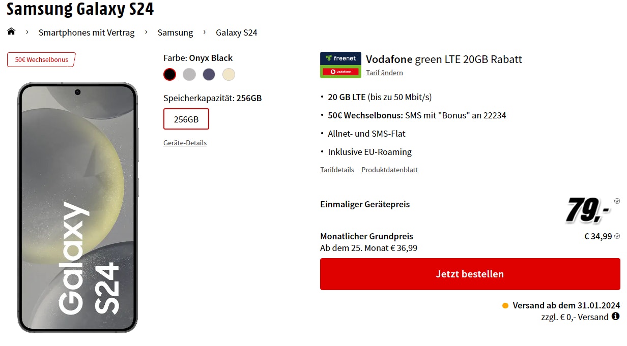 Galaxy S24 Angebot