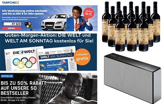 Highlight-Angebote: Die 5 besten Schnäppchen am 06.11.2016