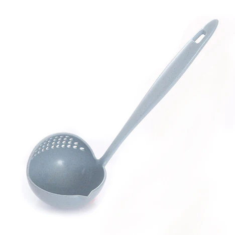 2 in 1 Suppenlöffel Stiel Startseite Sieb Kochen Seiher
