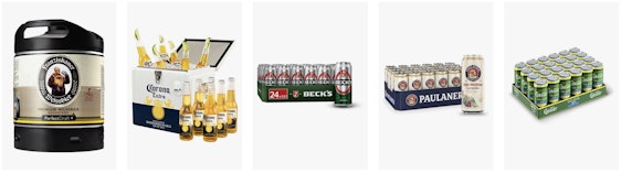 "Bier für das große Volksfest" bei Amazon – z. B. Beck's Pilsener 24x0,5l Dosen für 16€ 🍺