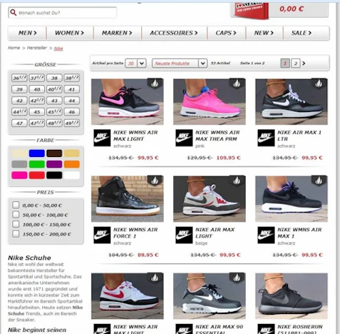 Nike Schuhe im SALE - z.B. Nike Air Max 1 ab 69,95€