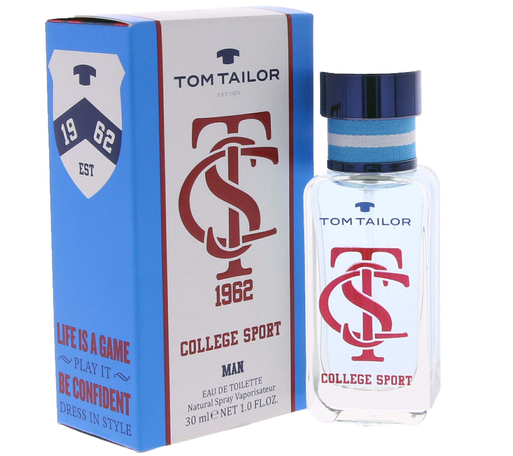 Tom Tailor College Sport EAU DE TOILETTE Herrenduft 30 ml nur 1,99€