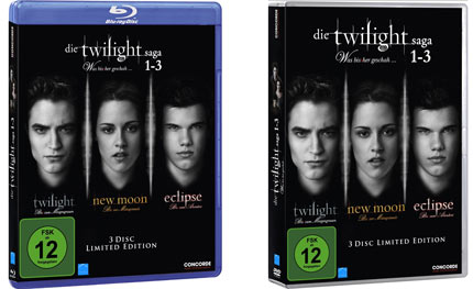 Twilight 1-3 [Blu-ray] für 10,97€ oder auf DVD für 9,97€ *UPDATE* Game of Thrones - Staffel 1 [Blu-ray] für 25€