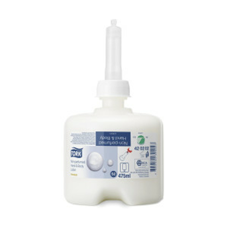 Aktion: Tork Hand &amp;amp; Body Lotion für normale, trockene und empfindliche Haut (8 x 475ml) für nur 51,56€ statt 71,94€