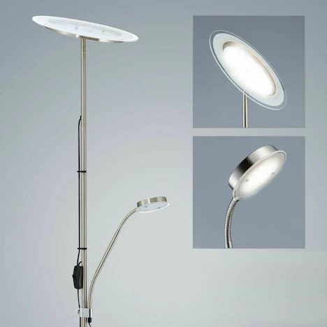 LED Steh-Leuchte Decken-Strahler Stand-Lampe schwenkbar Fluter Leselampe