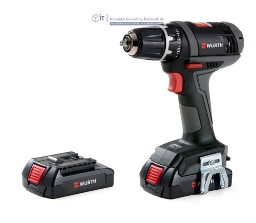 Würth Master Akku Schrauber 14,4V 2x 1,5Ah Li-Ion Akku im Koffer