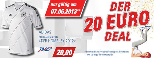 DFB Home Jersey 2012 für 20€ bei Intersport - nur morgen in den Filialen *UPDATE*