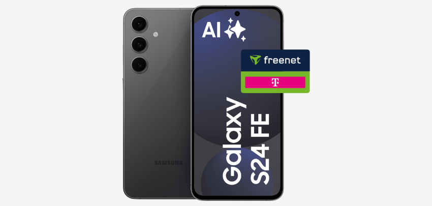 Effektiv nur 1,24€ mtl. 🤑 Samsung Galaxy S24 FE + 35GB Telekom Allnet-Flat für 19,99€/Monat