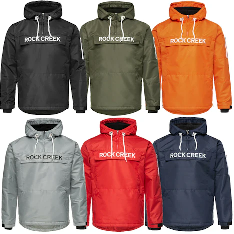 Rock Creek Herren Windbreaker Übergangsjacke Schlupfjacke H-167