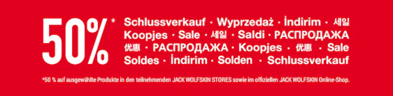 Sale bei Jack Wolfskin - bis zu 50% Rabatt auf ausgewählte Produkte + 10€-Gutschein *UPDATE2*