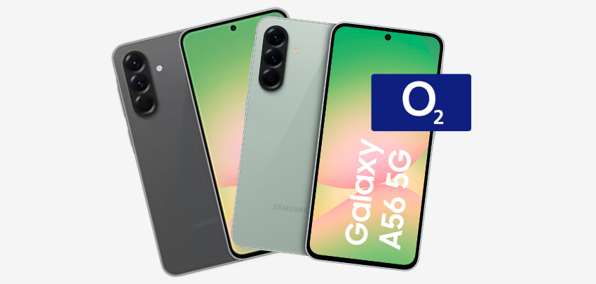 Eff. gratis im Doppelpack 🤩 2x Samsung Galaxy A56 mit 1x 100GB o2 Allnet-Flat für 29,99€ mtl.