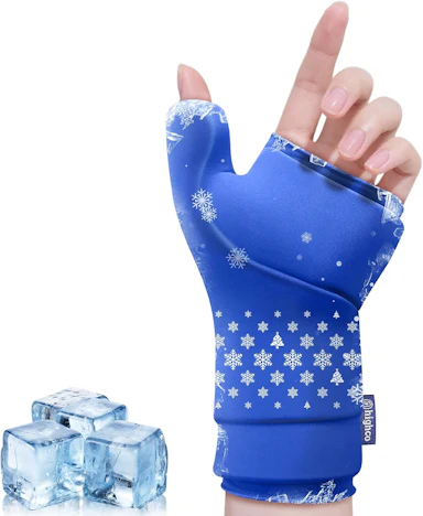 Kühlmanschette Handgelenk für Daumen, Größe M, Blau (1 Stück)