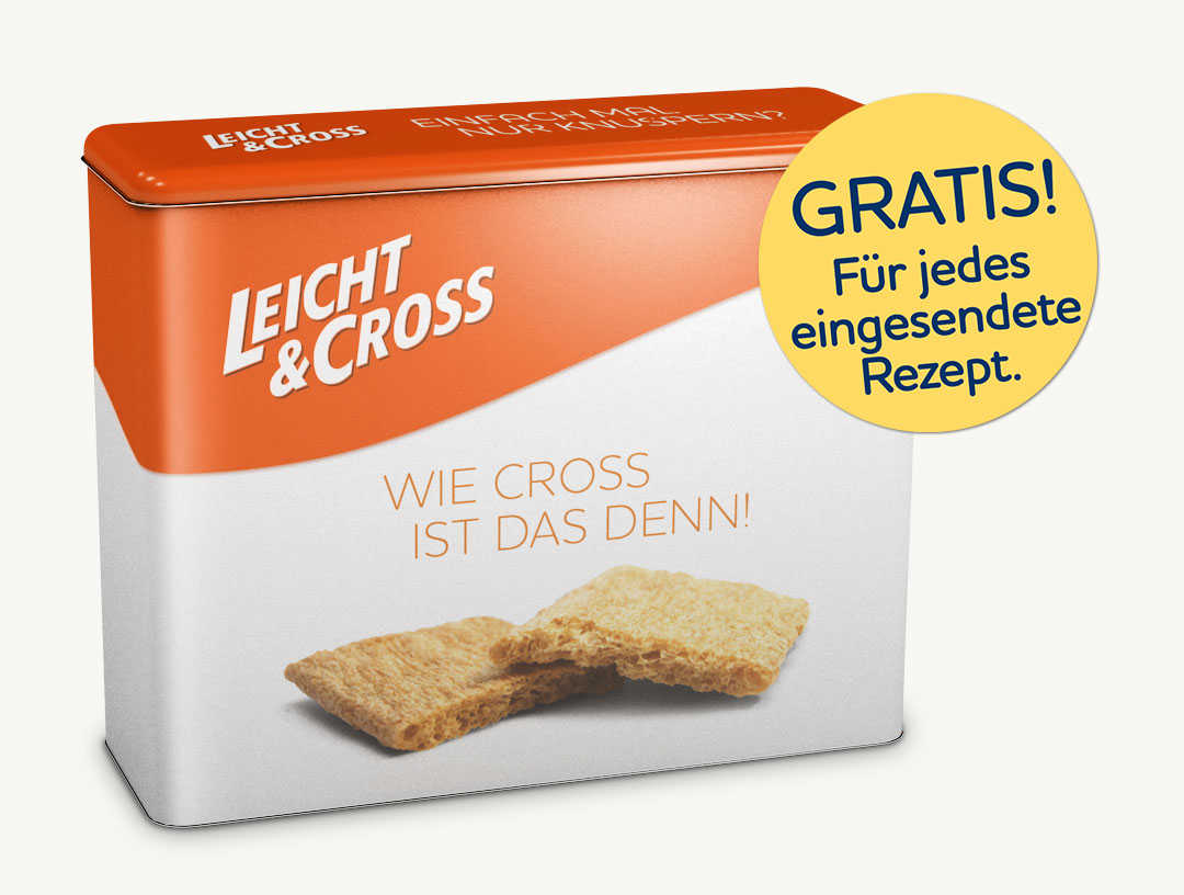 Gratis Vorratsdose von LEICHT&amp;CROSS 