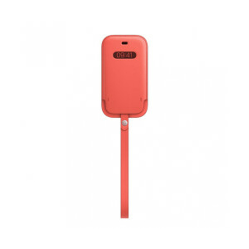 Aktion: Apple Lederhülle mit MagSafe (iPhone 12 Mini) Zitruspink für nur 99,37€ statt 111,48€