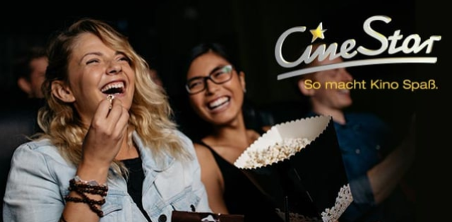 5 CineStar Einzeltickets für 23€ - für 2D-Filme, übertragbar