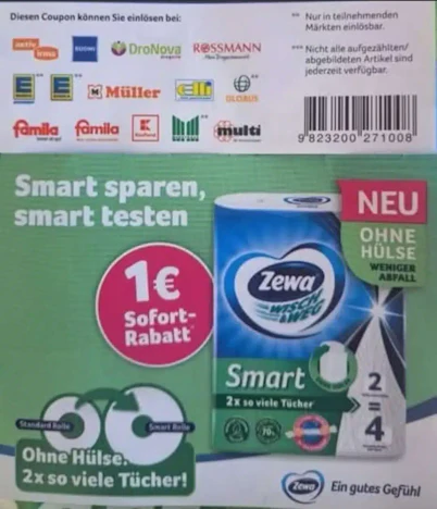 Zewa Smart für 1,49€