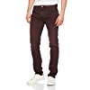  Replay Herren Slim Jeans Anbass, Rot (Bordeaux 10), W32/L36 