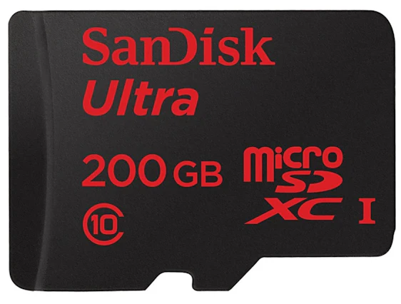 SanDisk Ultra MicroSDXC für 56€ - 90MB/s Speicherkarte mit 200 GB