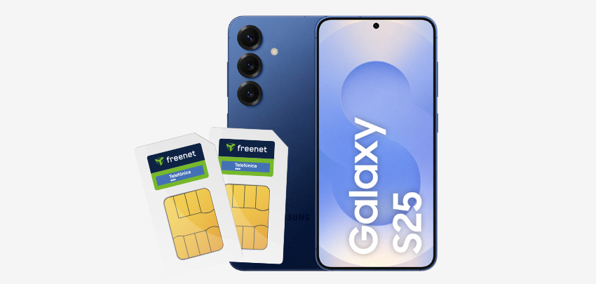 SCHNELL! ⏰ Effektiv GRATIS + 121€ Ersparnis 😍📱 Samsung Galaxy S25 (256GB) mit 2x 15GB Telefonica-Flat