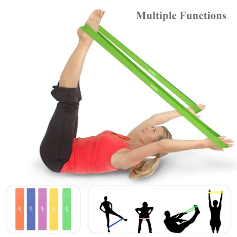 Fitnessbänder Gymnastikbänder Set 5 für 4,99€