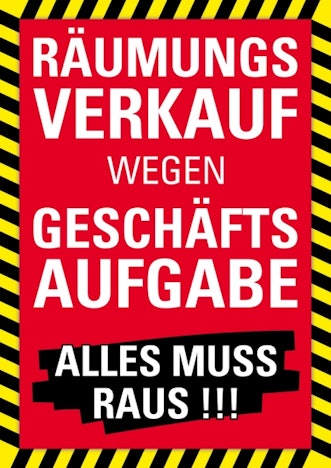 HUBERT Küchenbedarf RÄUMUNGSVERKAUF wegen Betriebsaufgabe (Runde 2)