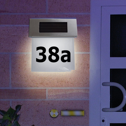 Super Solar Hausnummer Beleuchtung gratis Versand