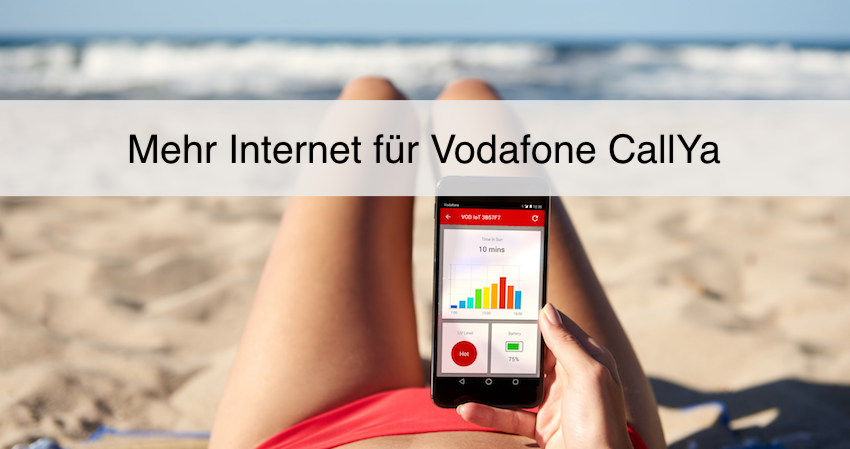 Mehr Internet für Prepaid-Kunden » Vodafone erhöht Datenvolumen für CallYa-Tarife