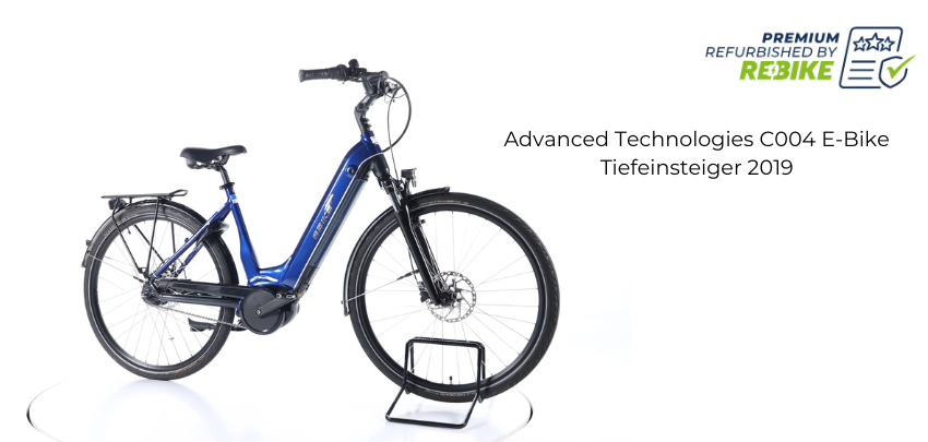 Advanced Technologies C004 E-Bike für 1.559€ - refurbished eBike (sehr gut), Tiefeinsteiger, 500Wh