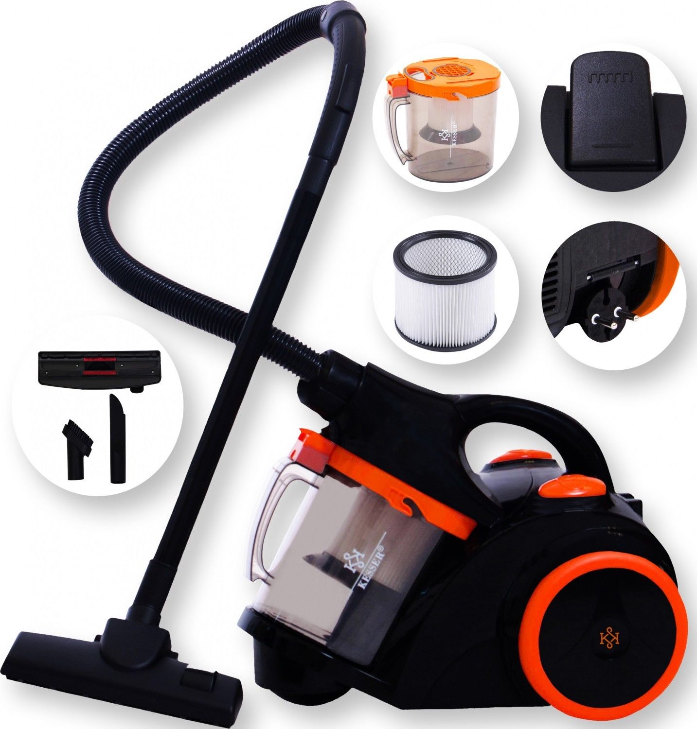 Beutelloser Staubsauger Kesser® 1200 Watt für nur 27,80 EUR inkl. Versand