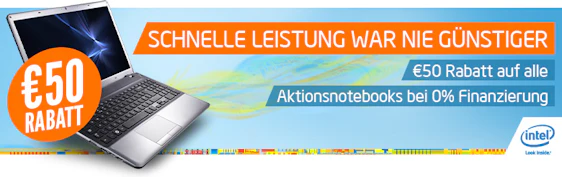 50€ Rabatt auf Notebooks und Ultrabooks bei notebooksbilliger, z.B. Acer Aspire V3-571G für 549€