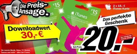 itunes gutscheine