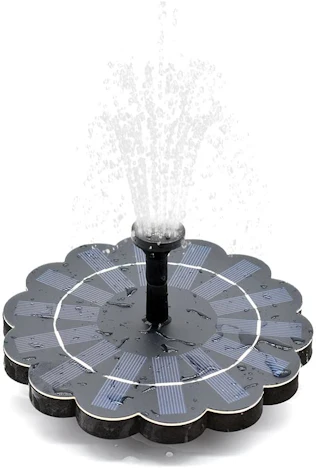 Solar Brunnenpumpe, 150L/H Mini Abnehmbarem Wasserpumpe