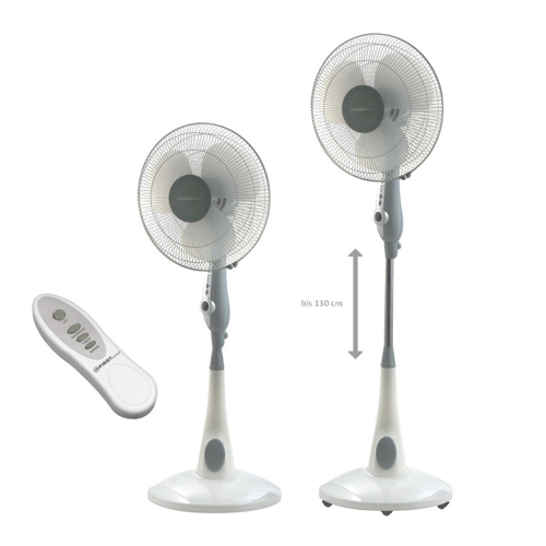 First Austria FA-5558-GR 50 Watt 40cm Standventilator mit Zeitschaltuhr und Fernbedienung für 37,95 EUR inkl. Versand
