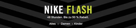 Flash Sale bei Nike - 50% Rabatt auf ausgewählte Schuhe und Sportswear + 20% Extra-Rabatt